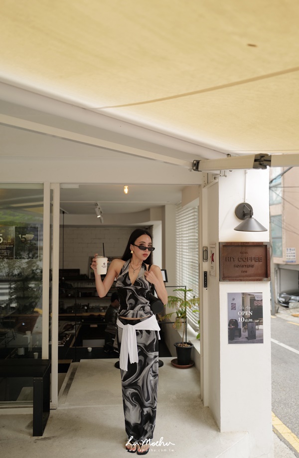 涼感渲染紗質長裙